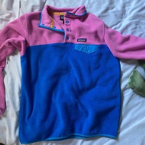 patagonia fleece half button jacket one maybe 3 times or less